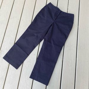 Brooks Brothers 346 - Woman’s stretch black cropped slacks, Size: 4